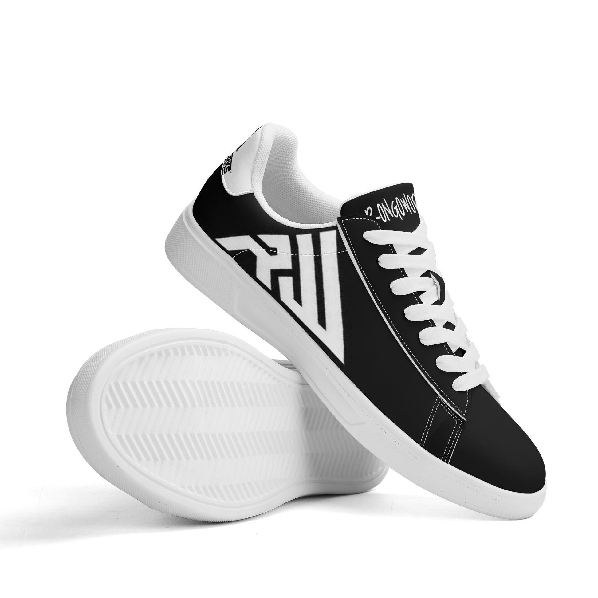 Rongoworks Lightweight Low Top Vegan Leather Skateboard Shoes Rongoworks