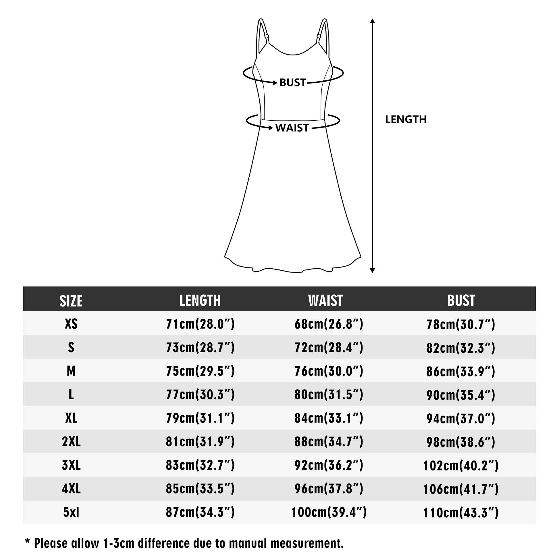 Rongoworks - Adjustable Spaghetti Strap Dress Rongoworks