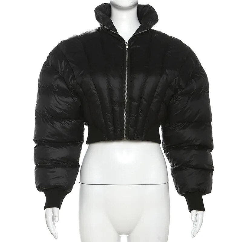 Rongoworks Lota Bubble Cropped Coat Rongoworks