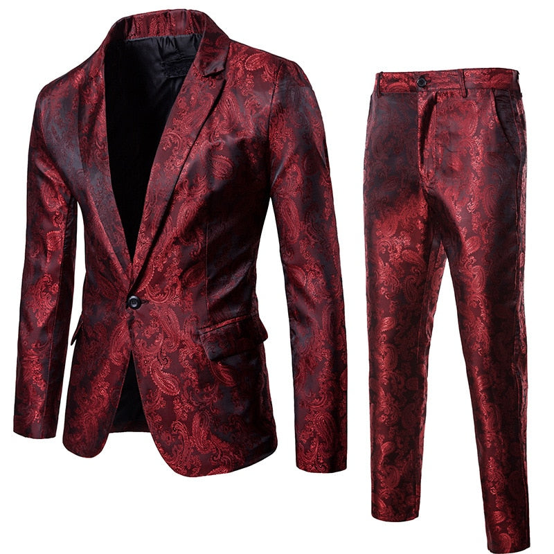 Rongoworks Buta Paisley Suit (Jacket+Pants) 3XL Rongoworks