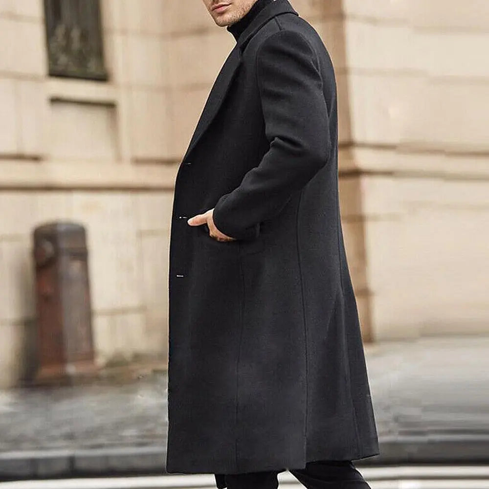 Rongoworks Gregor Men's Mid-Length Trench Coat Rongoworks