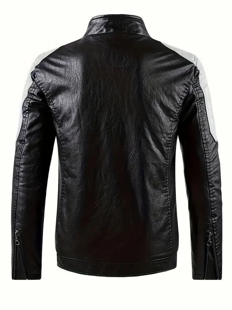 Rongoworks Lycurgus Eco-Leather Jacket With Pockets Rongoworks