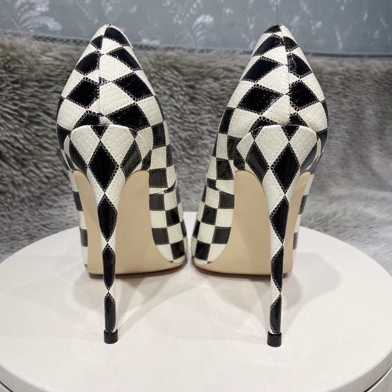 Rongoworks Tiki Crocodile Effect Stiletto 8cm 10cm 12cm Rongoworks