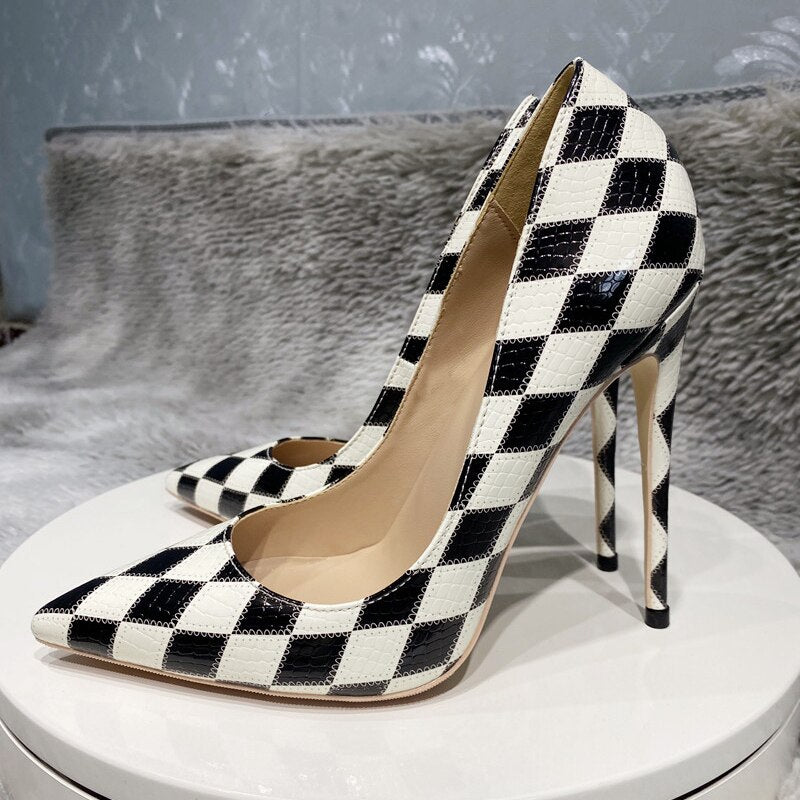Rongoworks Tiki Crocodile Effect Stiletto 8cm 10cm 12cm Rongoworks