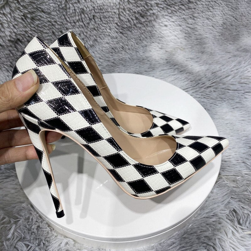 Rongoworks Tiki Crocodile Effect Stiletto 8cm 10cm 12cm Rongoworks