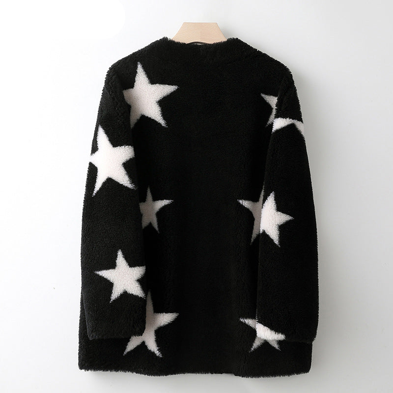 Rongoworks Calida Lambs Wool Shearling Woman Coat Rongoworks