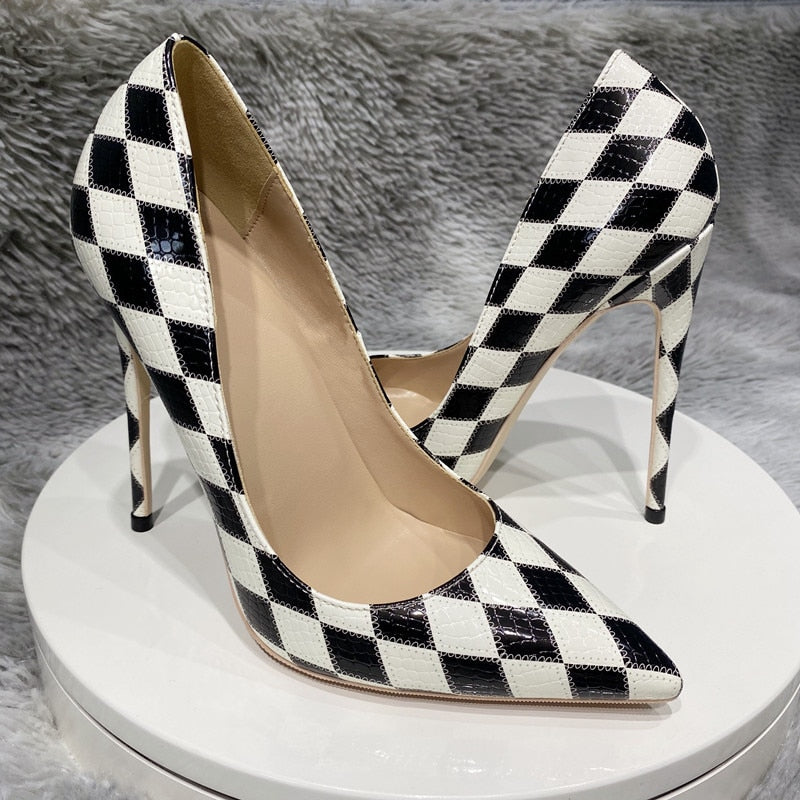 Rongoworks Tiki Crocodile Effect Stiletto 8cm 10cm 12cm Rongoworks