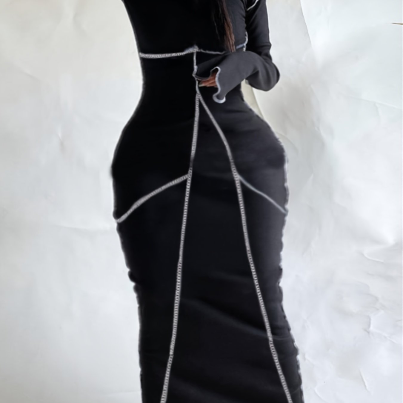 Rongoworks Dara Bodycon Hoodie Maxi Dress Rongoworks