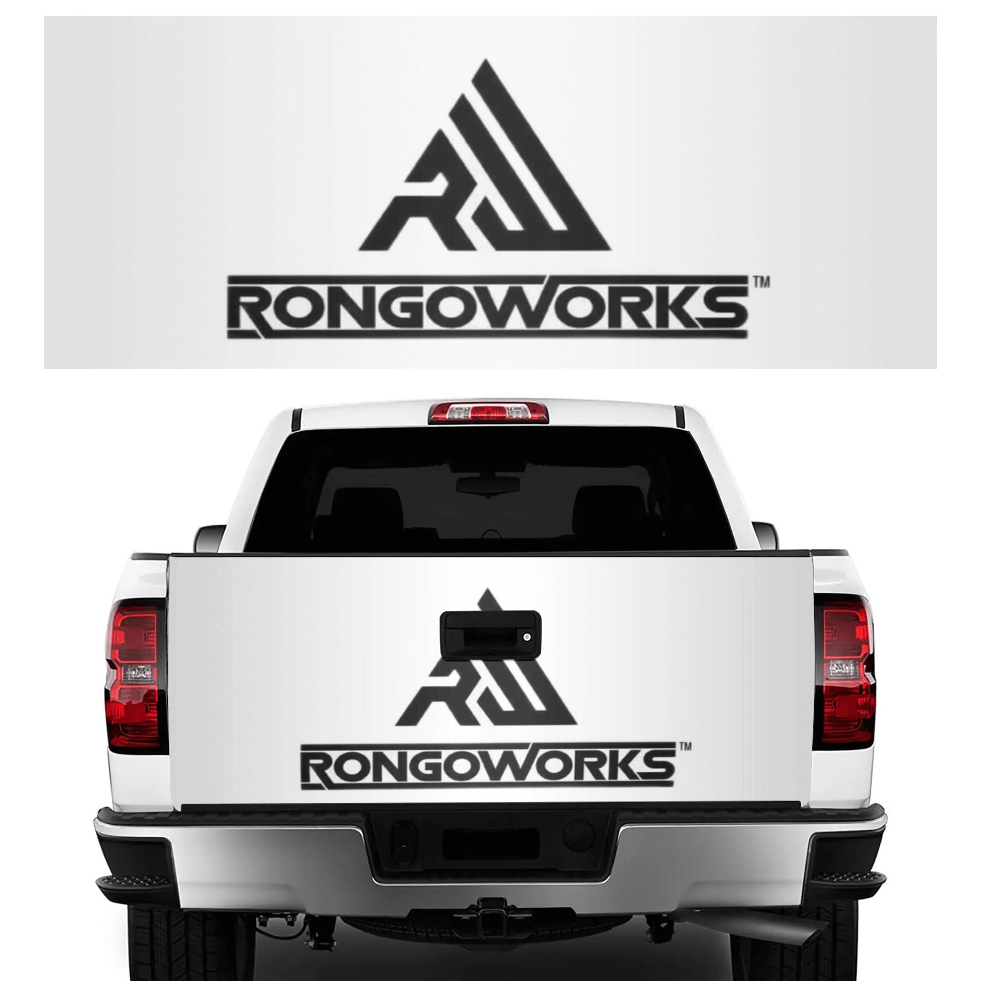 Rongoworks Brand Truck Rear Decal Rongoworks