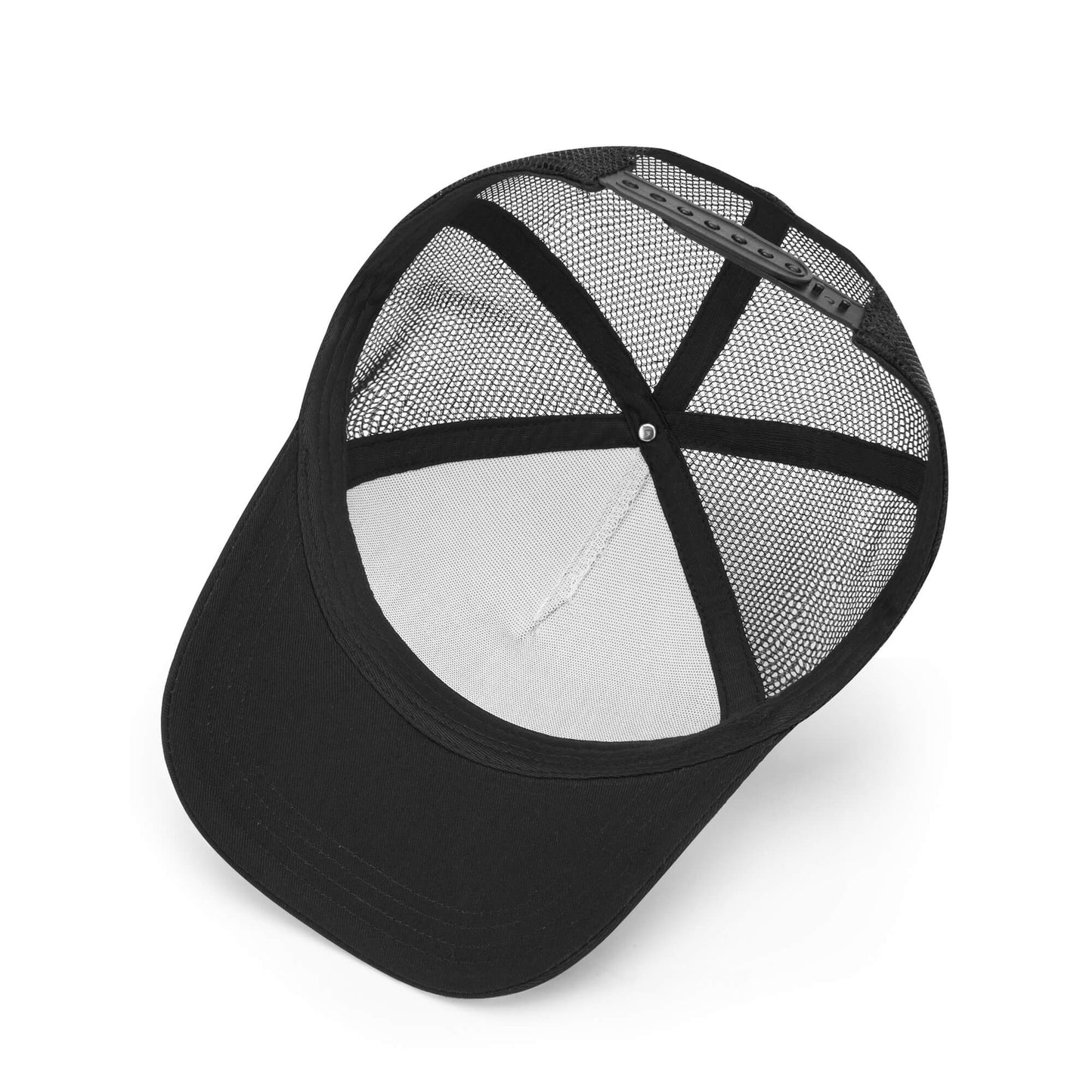 Rongoworks Black Heart Mesh Trucker Hats Rongoworks