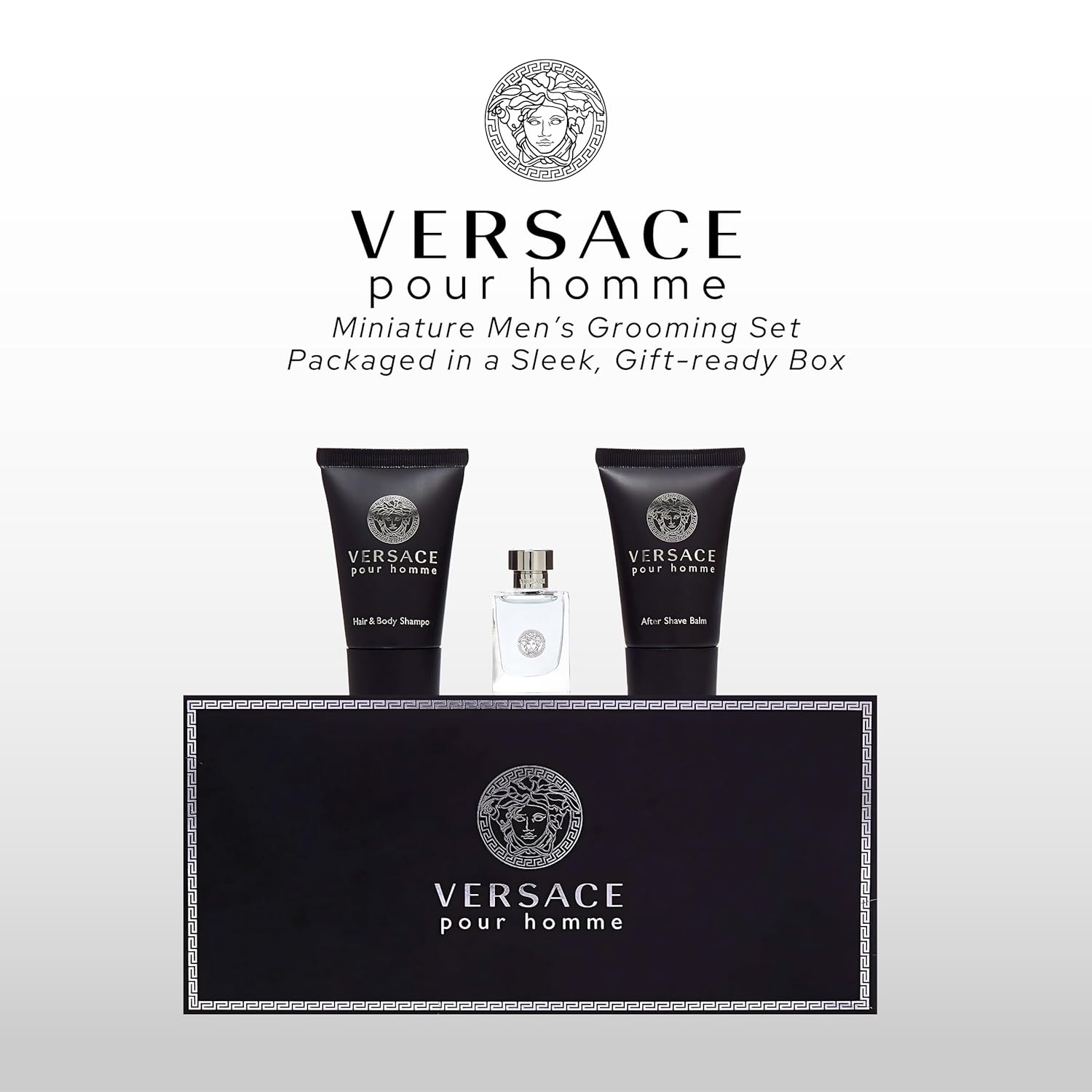 Versace Pour Homme for Men, 3 Piece Mini Gift Set Rongoworks