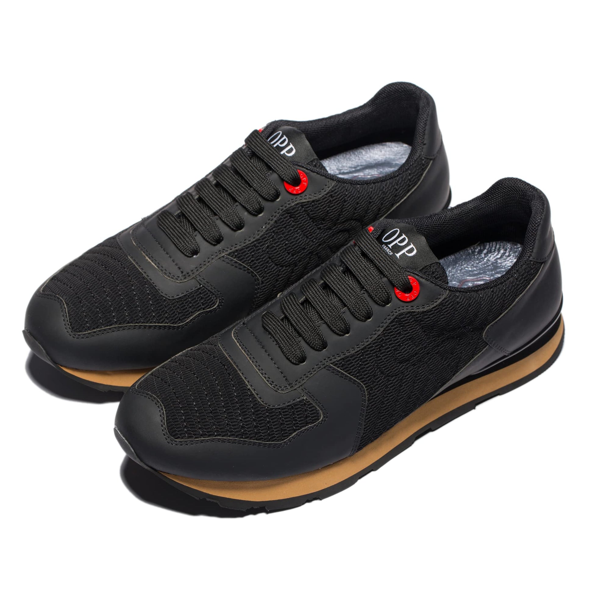 OPP Men's Fashion Sneakers Casual Lace-up Suede Leather Shoes Running Athletic Tennis Sports Gym Rongoworks