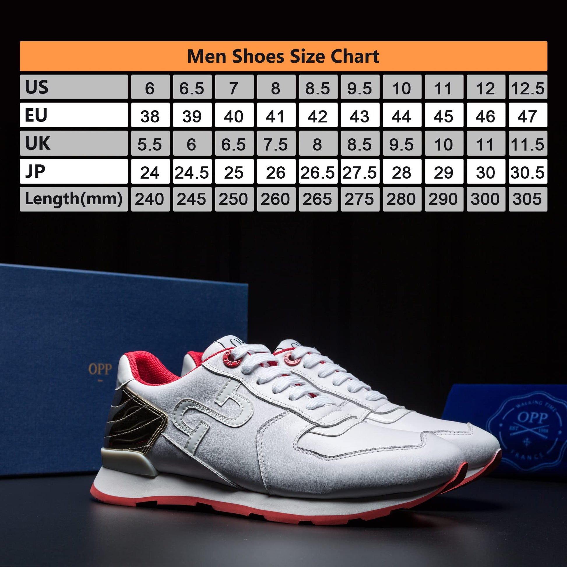 OPP Men's Fashion Sneakers Casual Lace-up Suede Leather Shoes Running Athletic Tennis Sports Gym Rongoworks