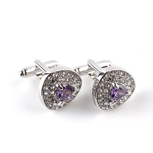 Rongoworks Natural Zircon Luxury Cufflinks Rongoworks