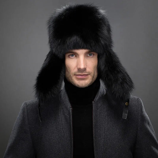 Rongoworks Fur Trapper Hat Men Rongoworks