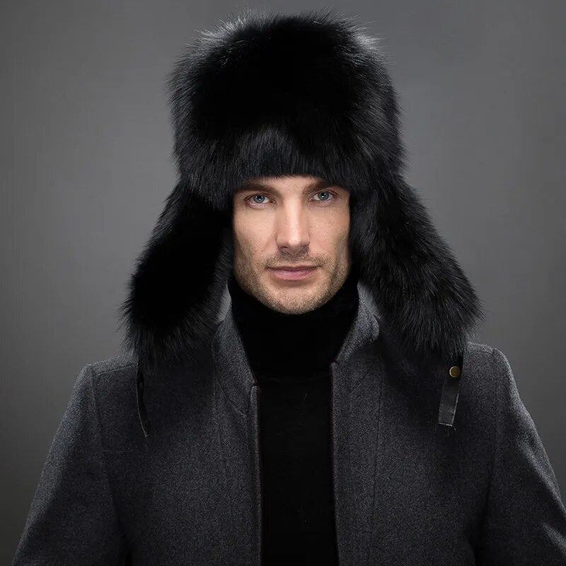 Rongoworks Fur Trapper Hat Men Rongoworks