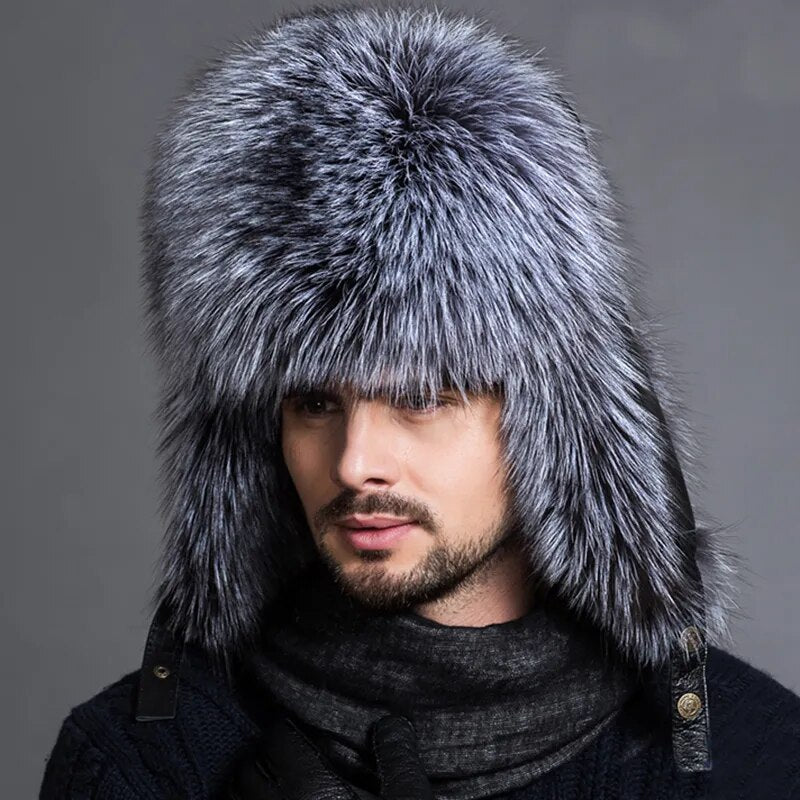 Rongoworks Fur Trapper Hat Men Rongoworks