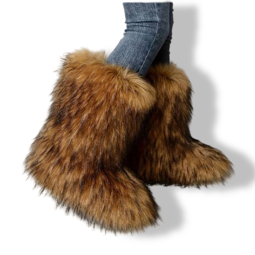 Rongoworks Khuno Eco-Fox Fur Snow Boots Rongoworks