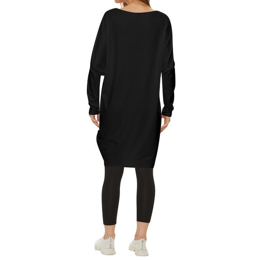 Women's Casual Long Sleeve Middle Dress Rongoworks