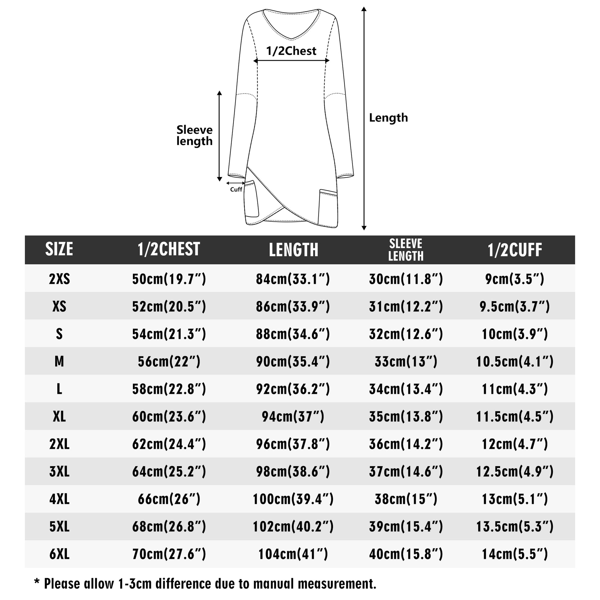 Women's Casual Long Sleeve Middle Dress Rongoworks
