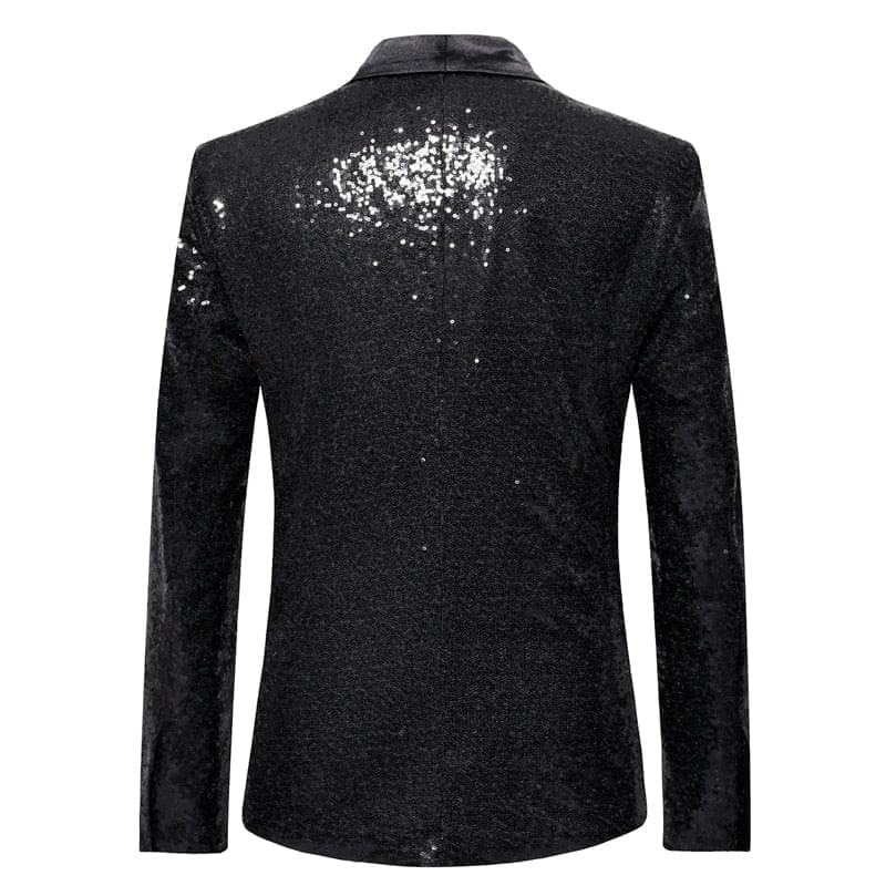 Rongoworks Lichas Black Sequin Blazer Rongoworks