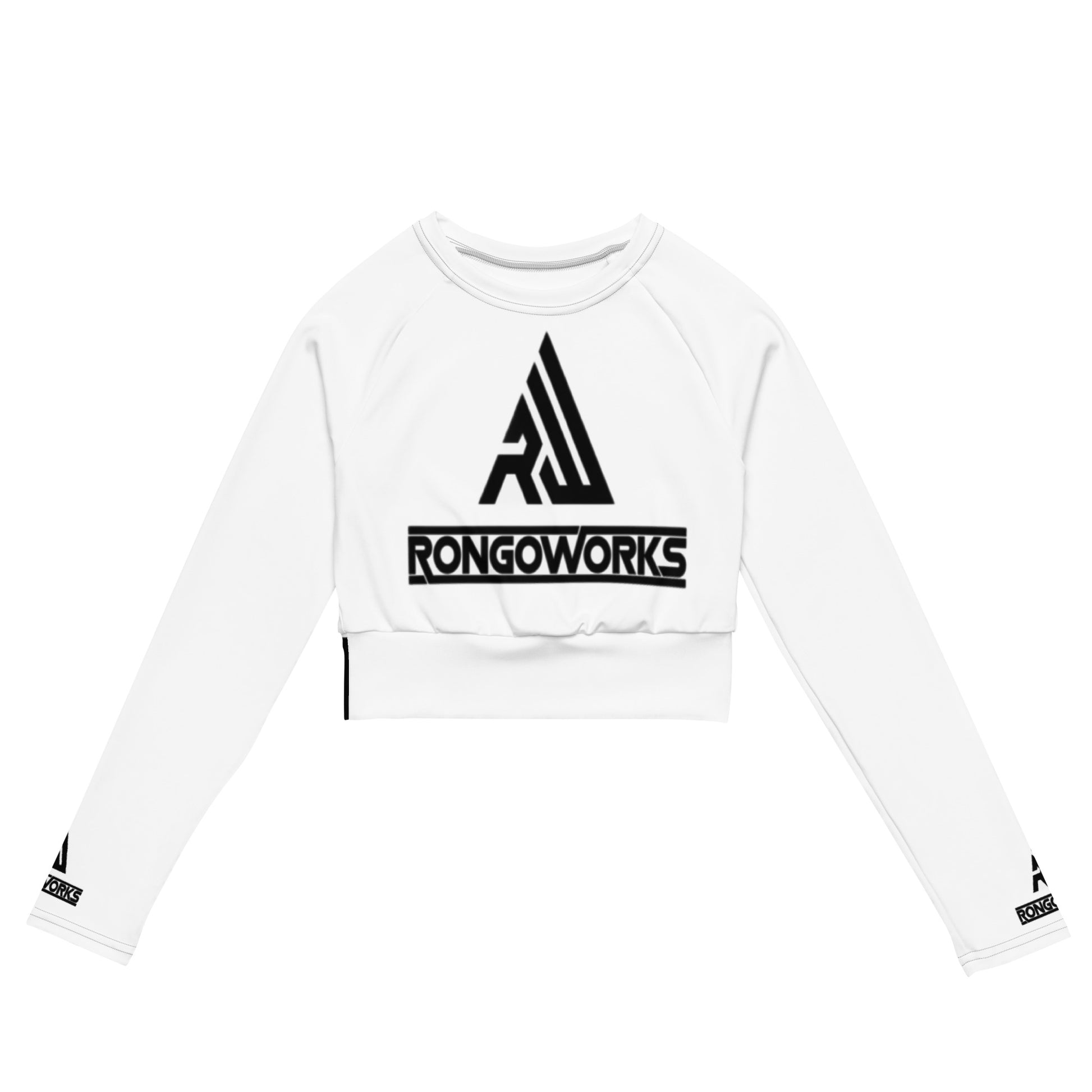 Recycled long-sleeve crop top Rongoworks